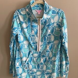 Lilly Pulitzer Skipper Popover What A Racquet  Size- Medium